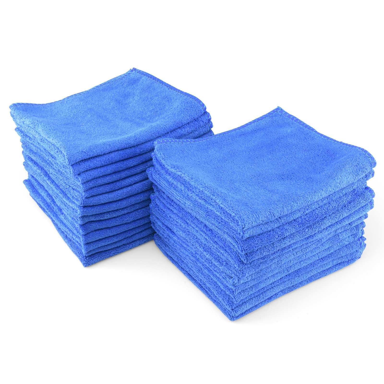 EZAUTO WRAP 25 pcs Microfiber Cleaning Cloth Towel Rag Car Polishing 25