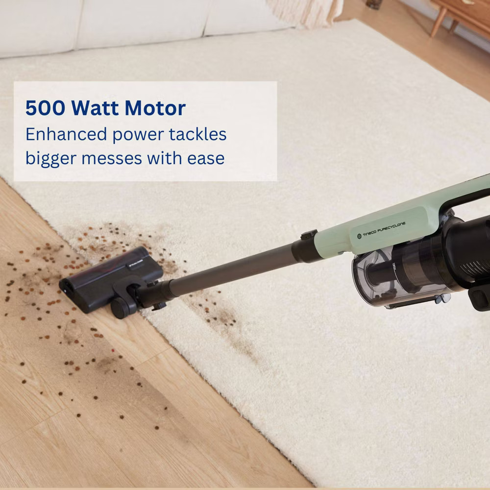 Tineco GO Pet Cordless Stick Vacuum with ZeroTangle Brush Technology Seafoam