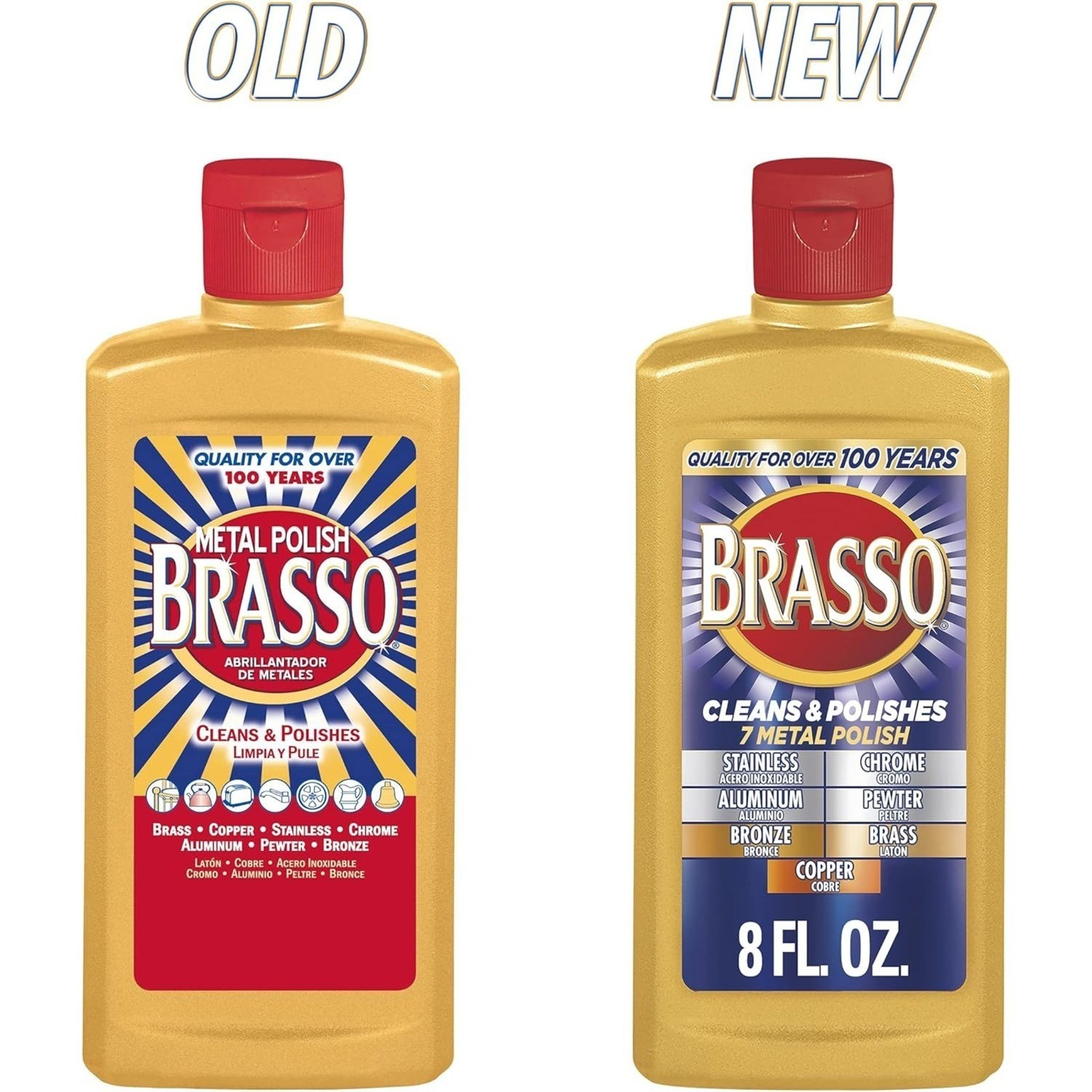 NEW Brasso-2660089334 Multi-Purpose Metal Polish, 8 oz(FAST SHIPPING)