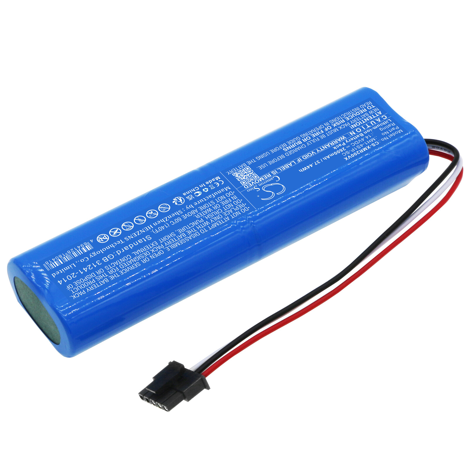 Battery for VIOMI V2 Pro,V3,V-RVCLM26B,V-RVCLMB21B,INR21700 50E-4S1P-CRL200S+