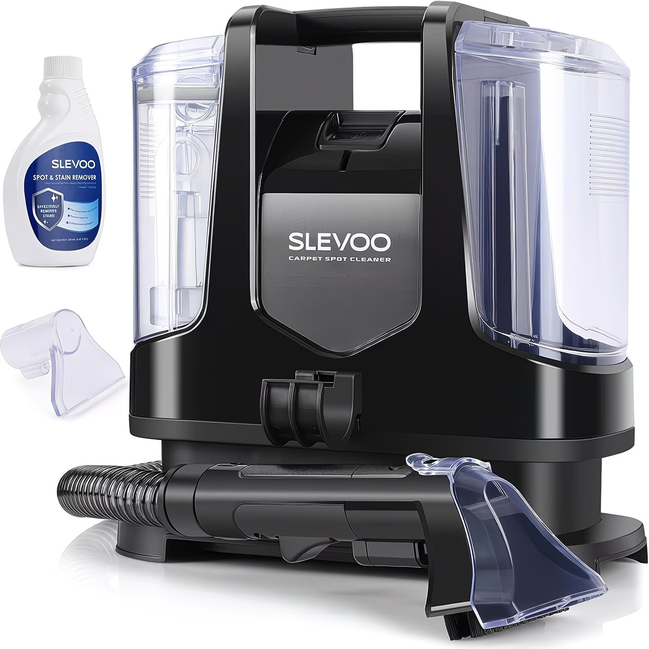 400W Powerful Carpet Cleaner Machine, Portable, Stain Remover for Pets & Rugs
