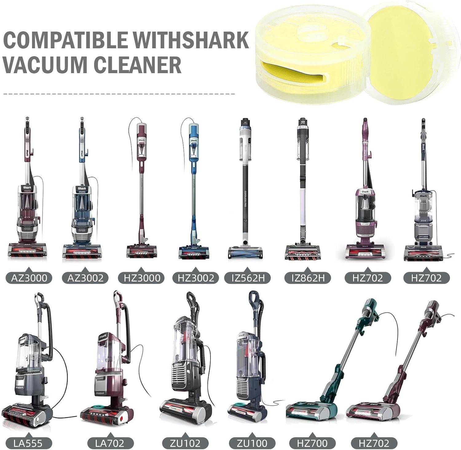 Odor Neutralizer Replacement Cartridges Compatible with Shark Stratos Upright