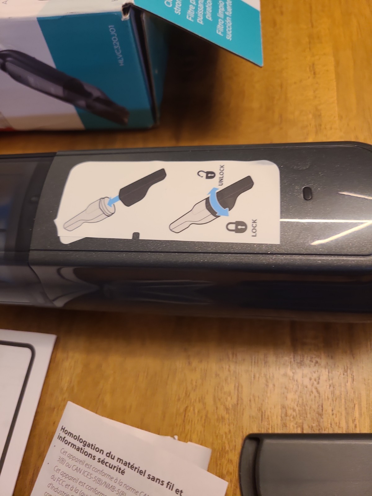 Black+Decker Dustbuster Advanced Clean Slim Cordless Handheld Vacuum Open Box