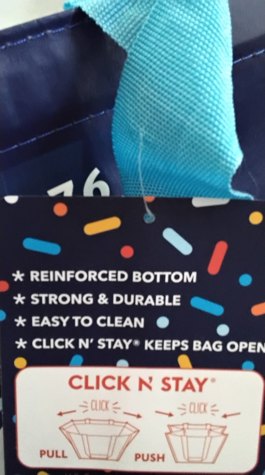 ALDI LOT New 50th B-Day CLICK AND STAY & Rainbow Bags + BURGER Quarter Keychain