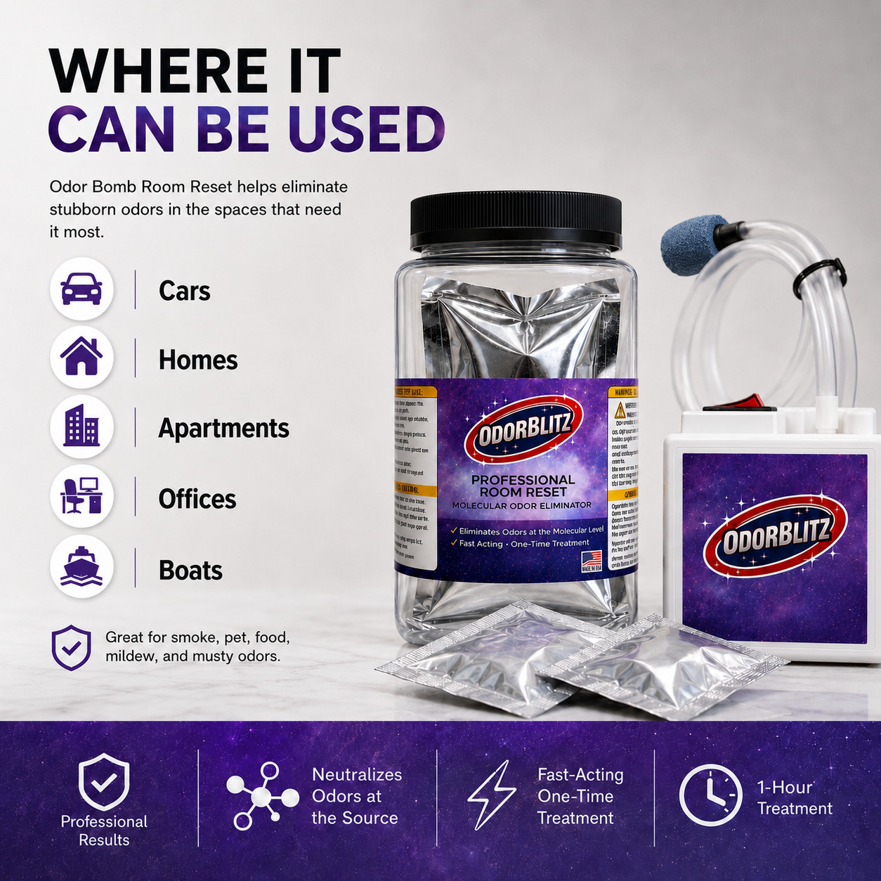 OdorBlitz Odor Bomb