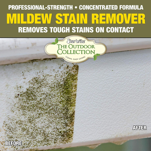 STAR BRITE Outdoor Collection Mildew Stain Remover, Professional Strength