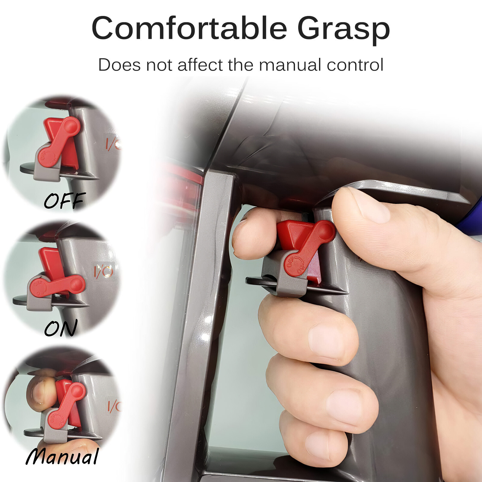 Trigger Lock Power Button Accessories Adapt For Dyson V6 V7 V8 V10 V11 Vacuum M