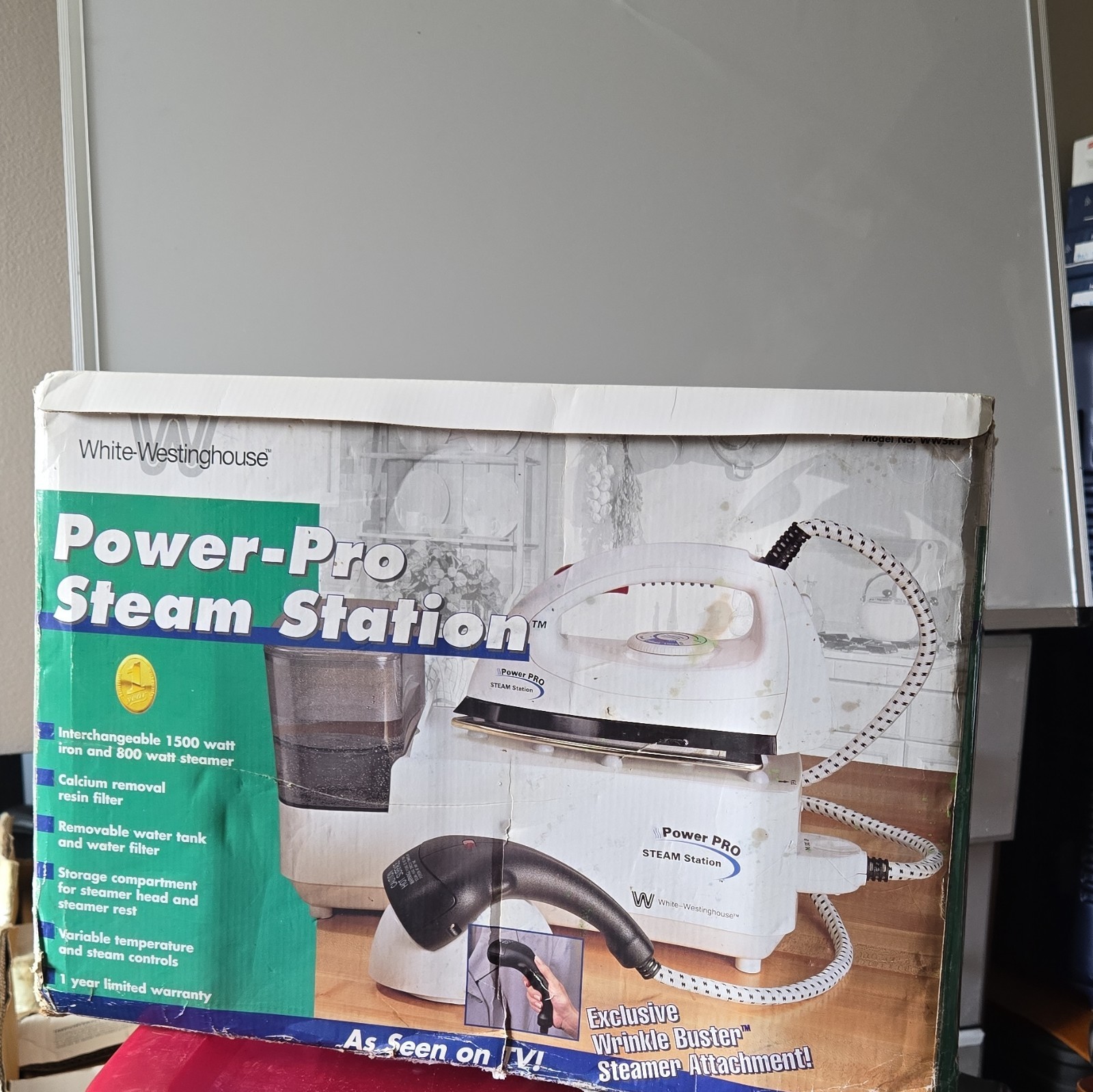 White-Westinghouse Power-Pro Steam Station Steam Generator Iron 1500W White
