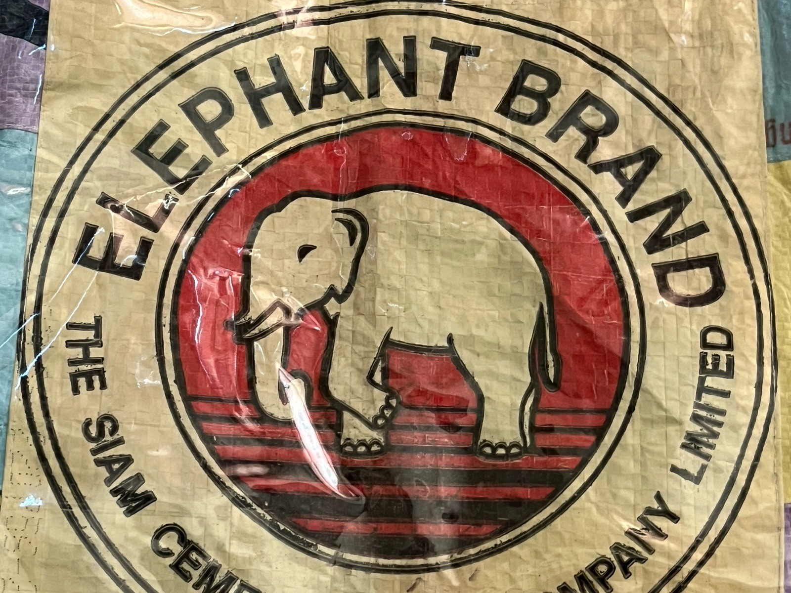 Elephant Brand Recycled Pocket Tote Bag Fair Trade Cambodia Angkor Patchwork