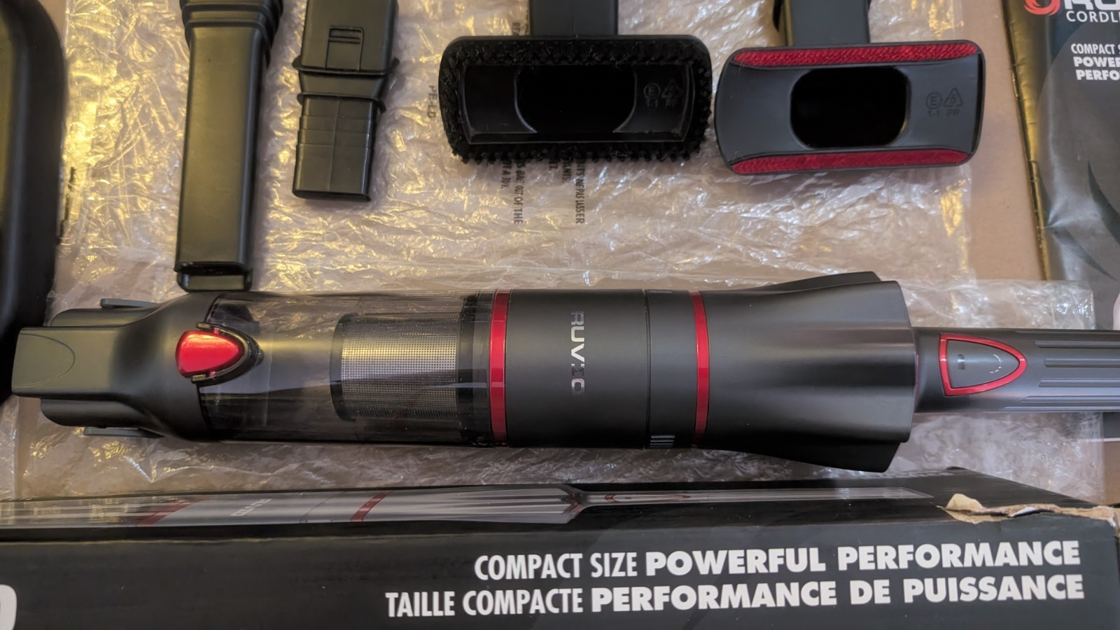 RuvioBagless Cordless Rechargeable Stick