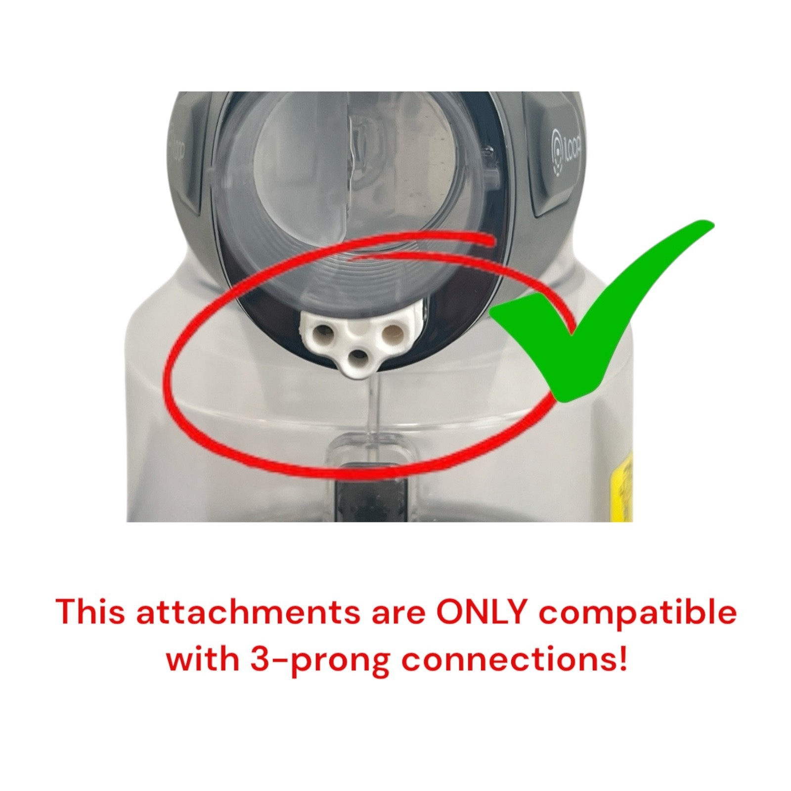 OEM Tineco PureOne 3 Attachments: Multi-angle Tube, Long crevice, Extension hose
