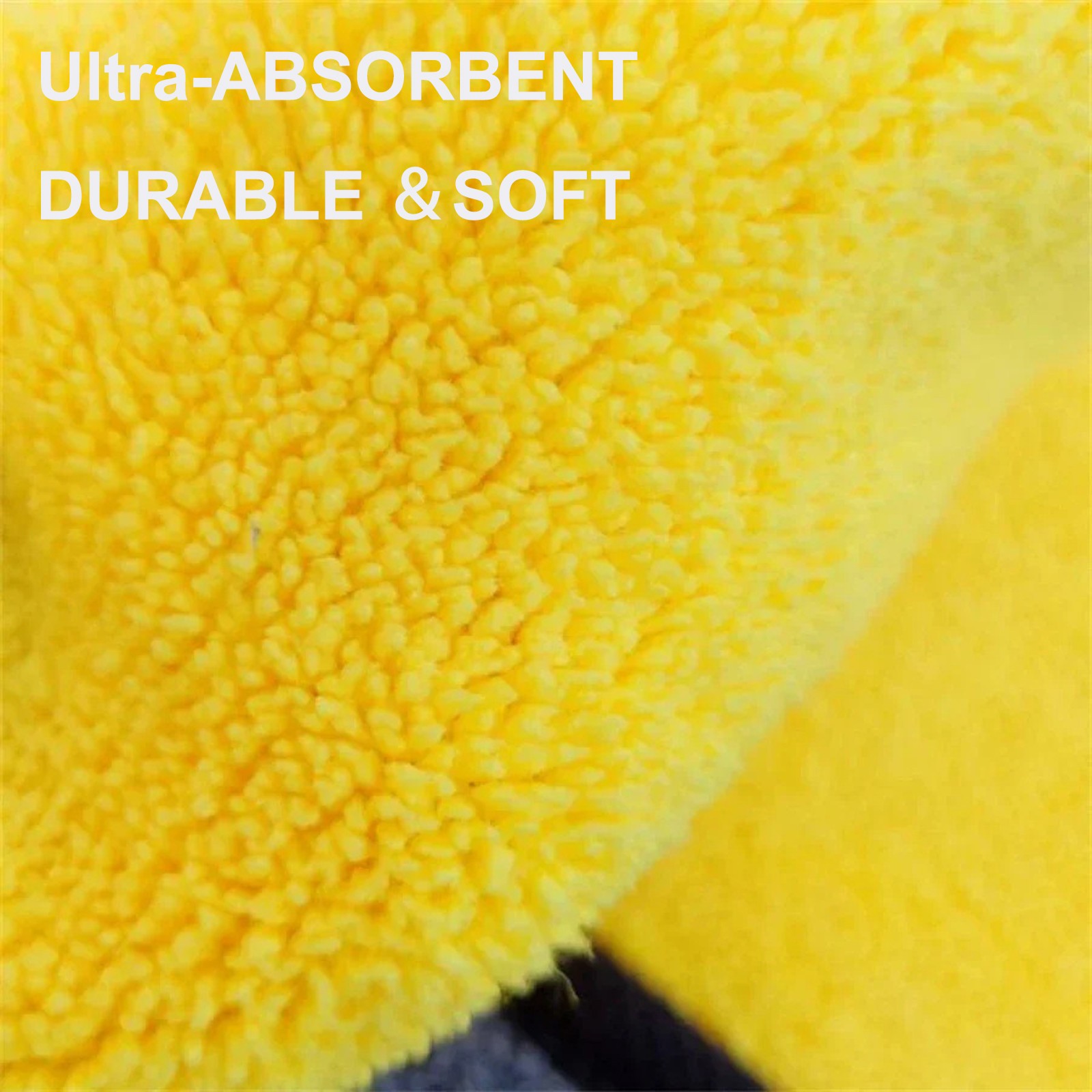 2/10/50 Pack Microfiber Cleaning Towels For Car Wash Drying Detailing