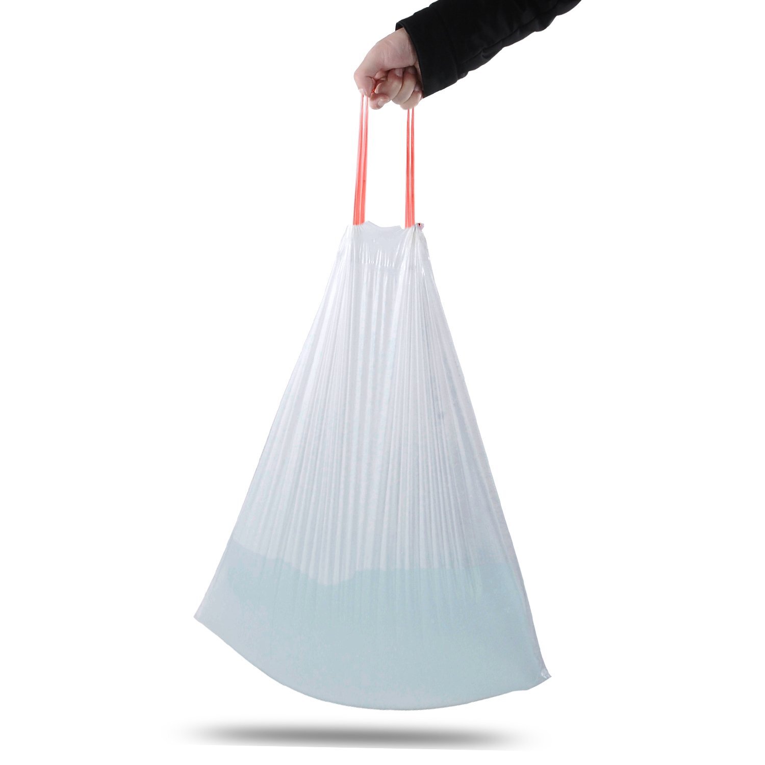 Ultra Strong Small Garbage Bags For Car Bath Room And Office 4 Gallon Drawstring