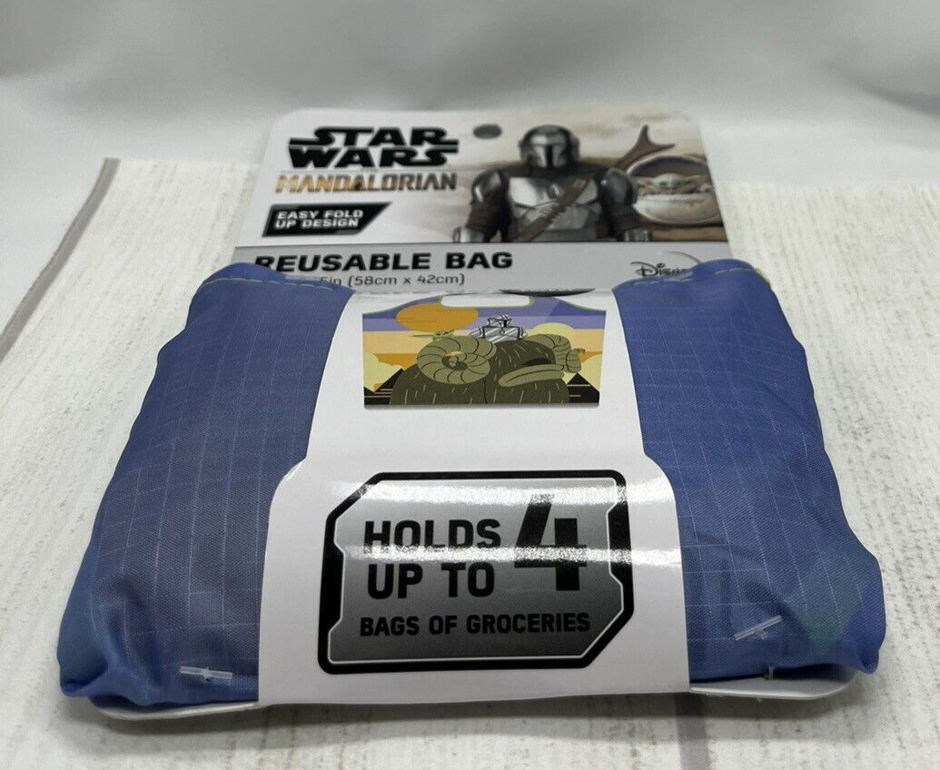 Star Wars – The Mandalorian Reusable Bag with Built-in Pocket – 23in x 16.5in