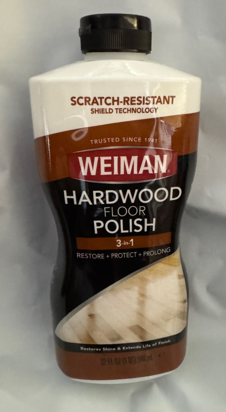 Weiman Wood Floor Polish and Restorer 32 Ounce High-Traffic Hardwood