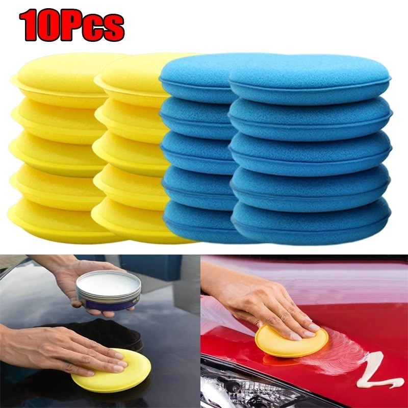 Foam Applicator Pads – Foam Car Wax Applicator Pad Detailing Round 4 inch Polish