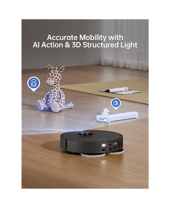 DreameBot X30 Ultra Robot Vacuum & Mop | Self-Empty Wash Dry | Black | New
