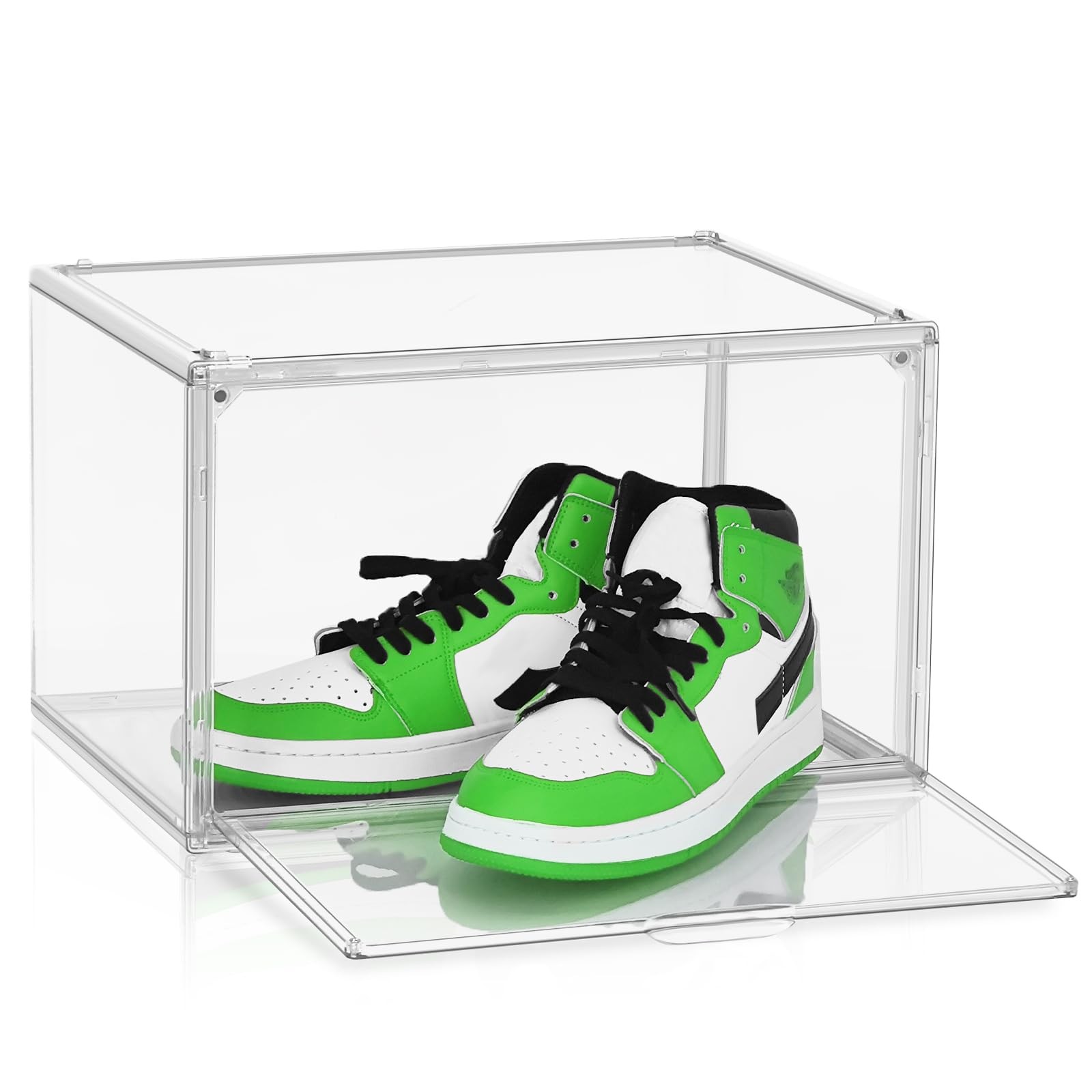 DAYOOH Clear Acrylic Shoe Box Size 14, Stackable Everyday Large,