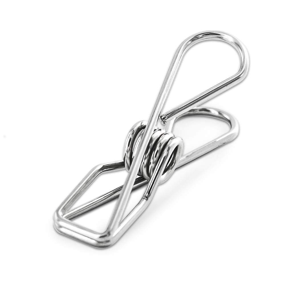 40 Pack Extra Large Clothes Pins Heavy Duty, Stainless Steel Clothes Pin