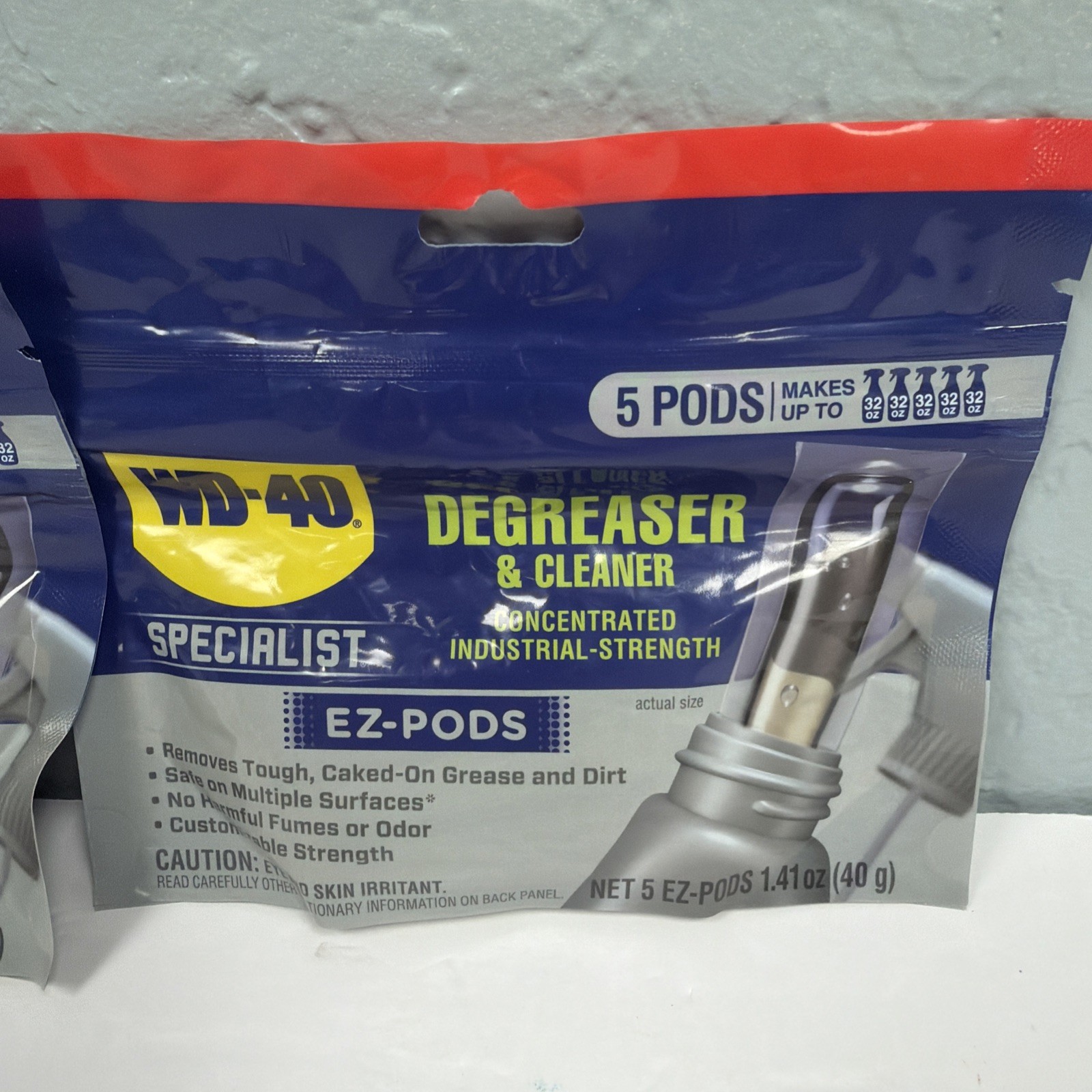 WD-40 Specialist Degreaser and Cleaner EZ-PODS, Industrial-Strength 2x 5 PACKS