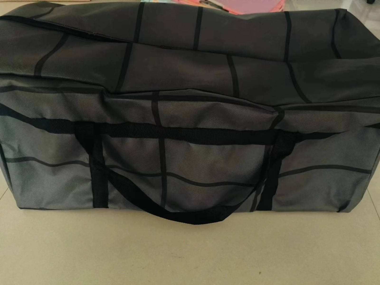 Large Capacity Storage Bag Foldable Oxford Cloth Moving Bag with Zipper