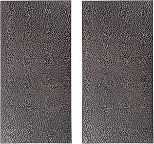 2 PCS Leather Repair Patch Tape, 4 x 8 Inch PU Vinyl Repair Patche Color: Gray