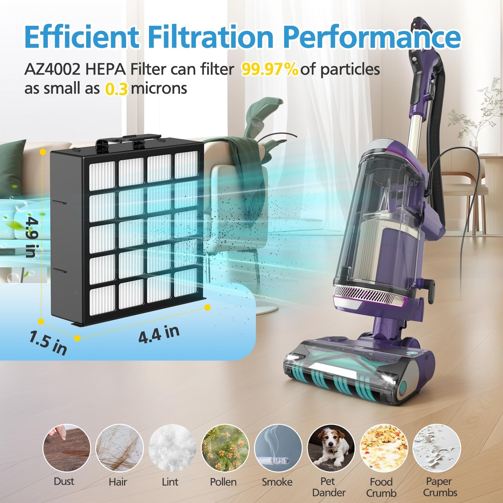 AZ4002 with Shark POWERDETECT Upright Vacuum Cleaner AZ4002 AZ4000 AZ4000C AZ…