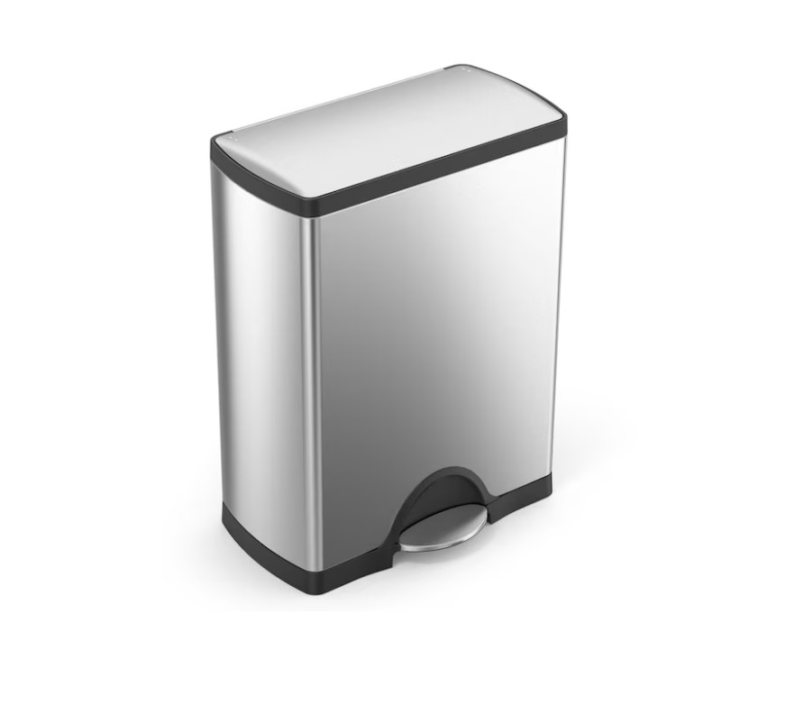 [ BIG SALE ] simplehuman 13 Gallon Steel Trash Can