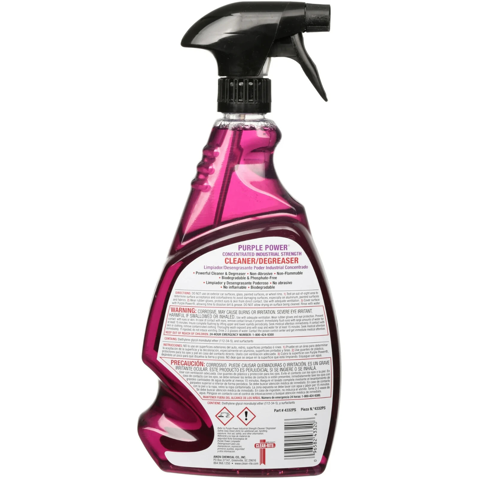 Purple Power Concentrated Industrial Cleaner/Degreaser, 32 oz