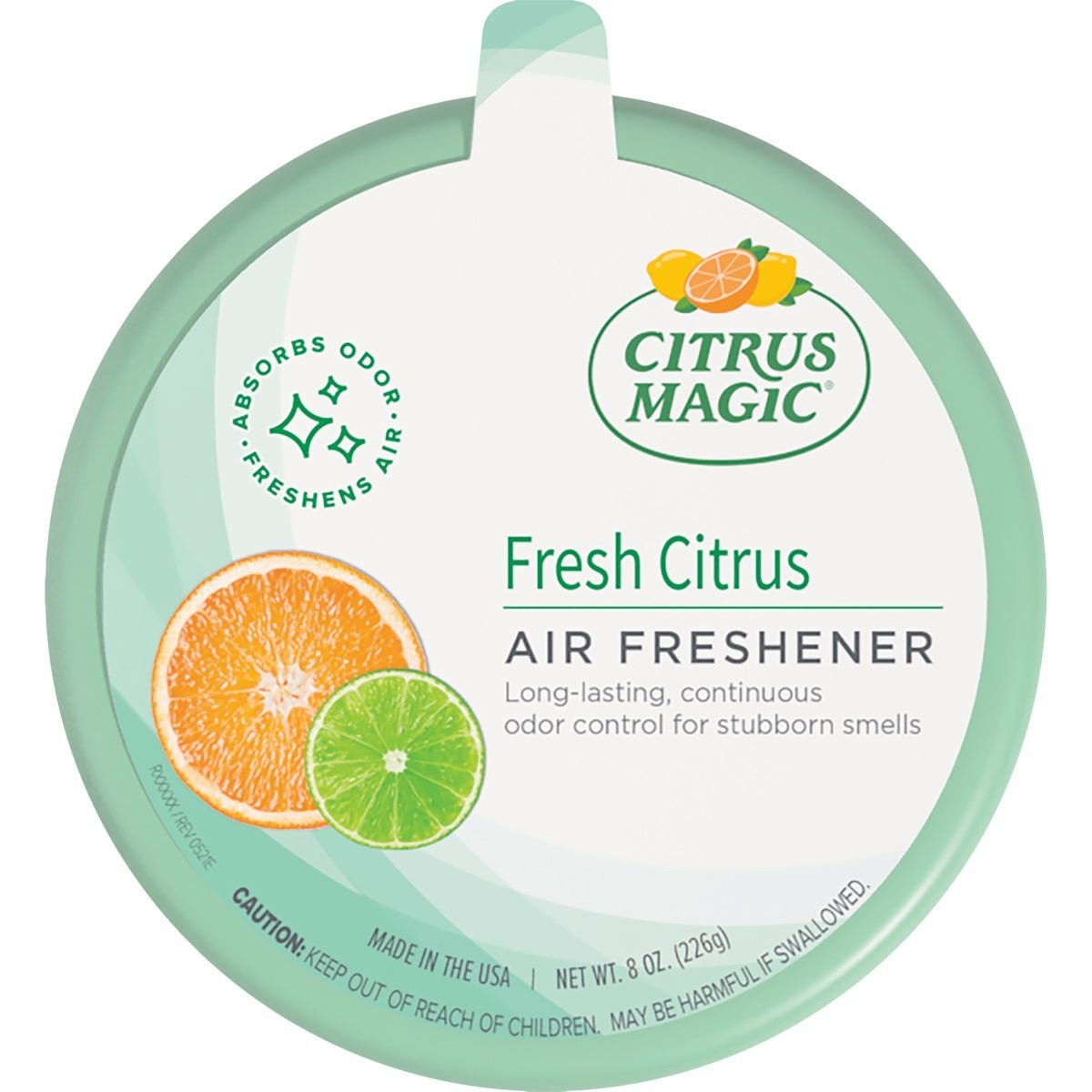 Citrus Magic Odor Absorbing Solid Air Freshener, Fresh Citrus, 8-Ounce