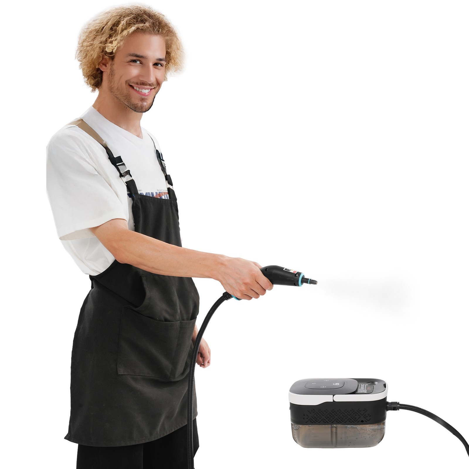 Handheld Pressurized Steam Cleaner 1500W High Temp Portable Cleaning Machine