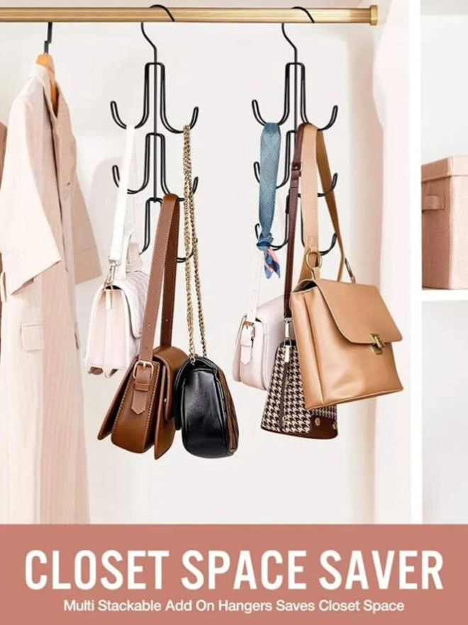 1 pc Multifunctional Hanging Organizer Hook for Bags, Belts & Accessories