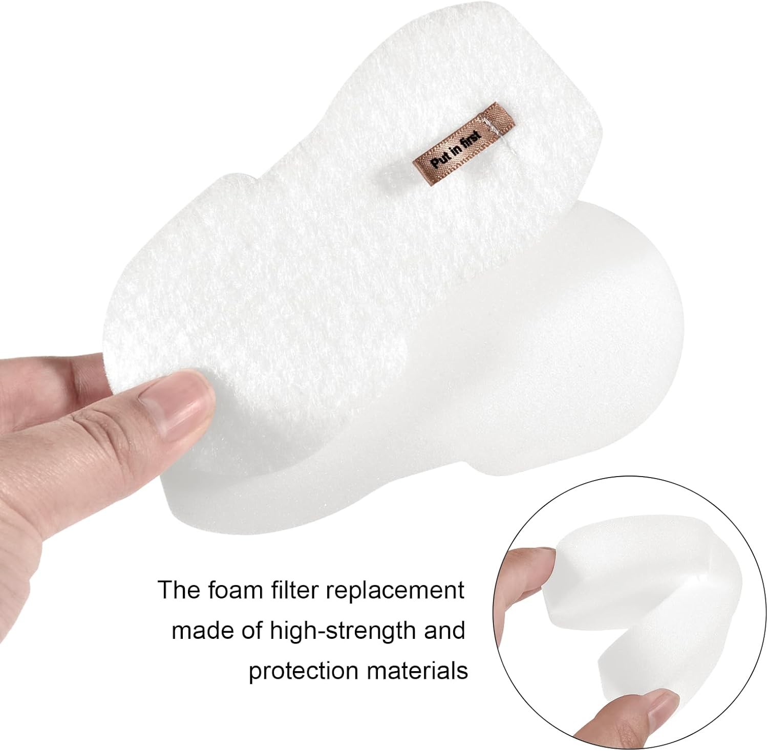 Foam Felt Filter Replacement Compatible with Shark HZ3002 HZ3000 Stratos
