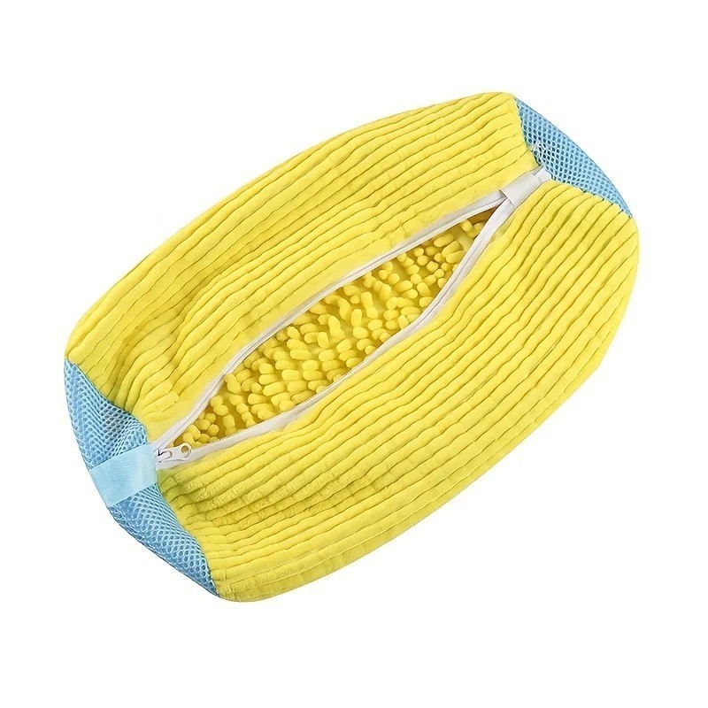 Shoe Washing Machine Bag 39x19cm Chenille Sneaker Laundry Wash Protector