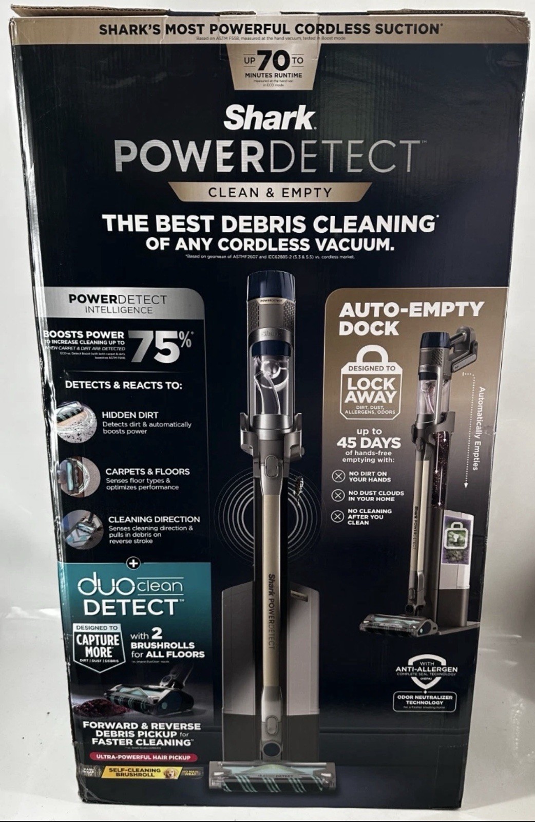 Shark PowerDetect Clean & Empty Cordless Stick Vacuum IP3150 Brand New‼️✅