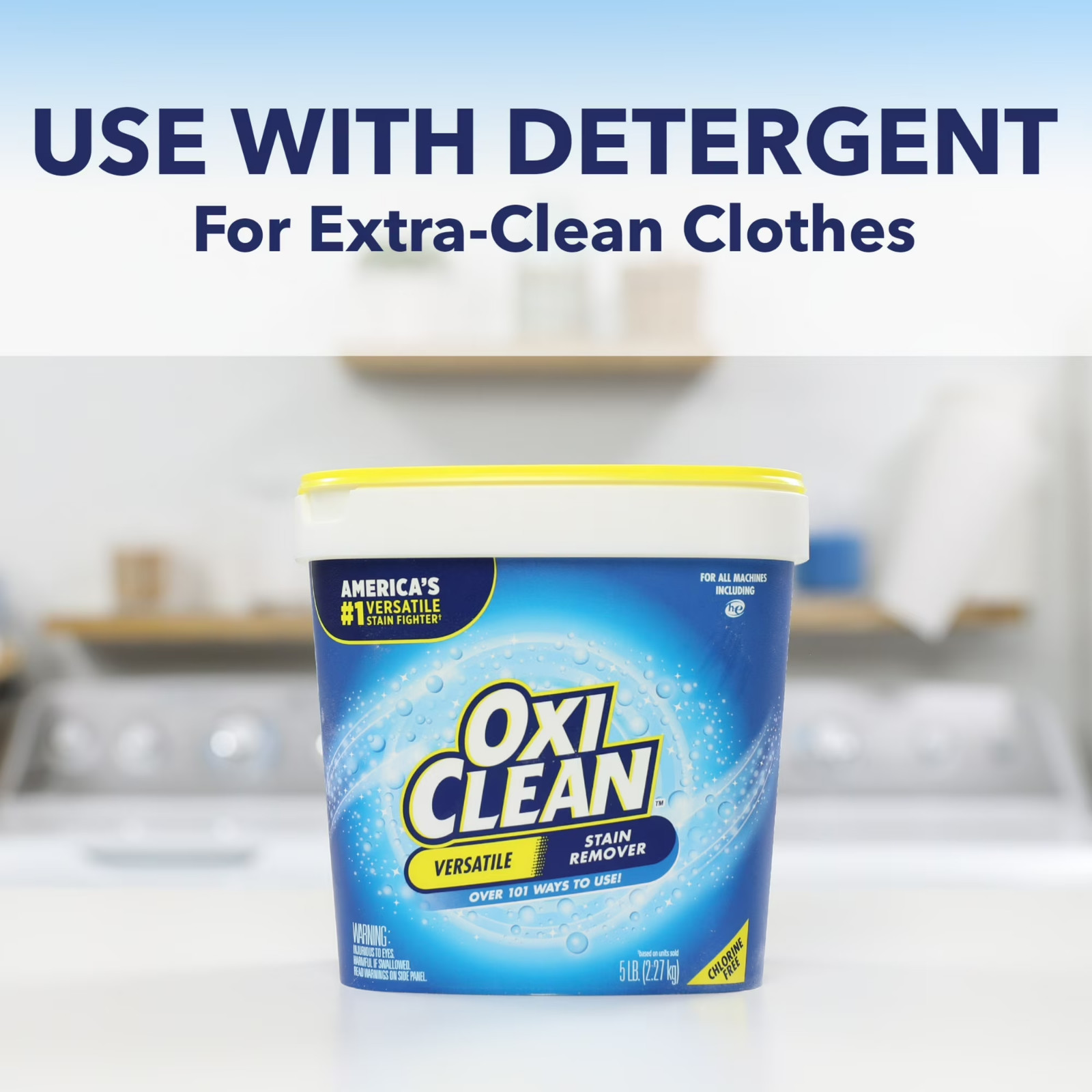 OxiClean Versatile Stain Remover Powder 5 lb 4-Pack Fast Ship USA