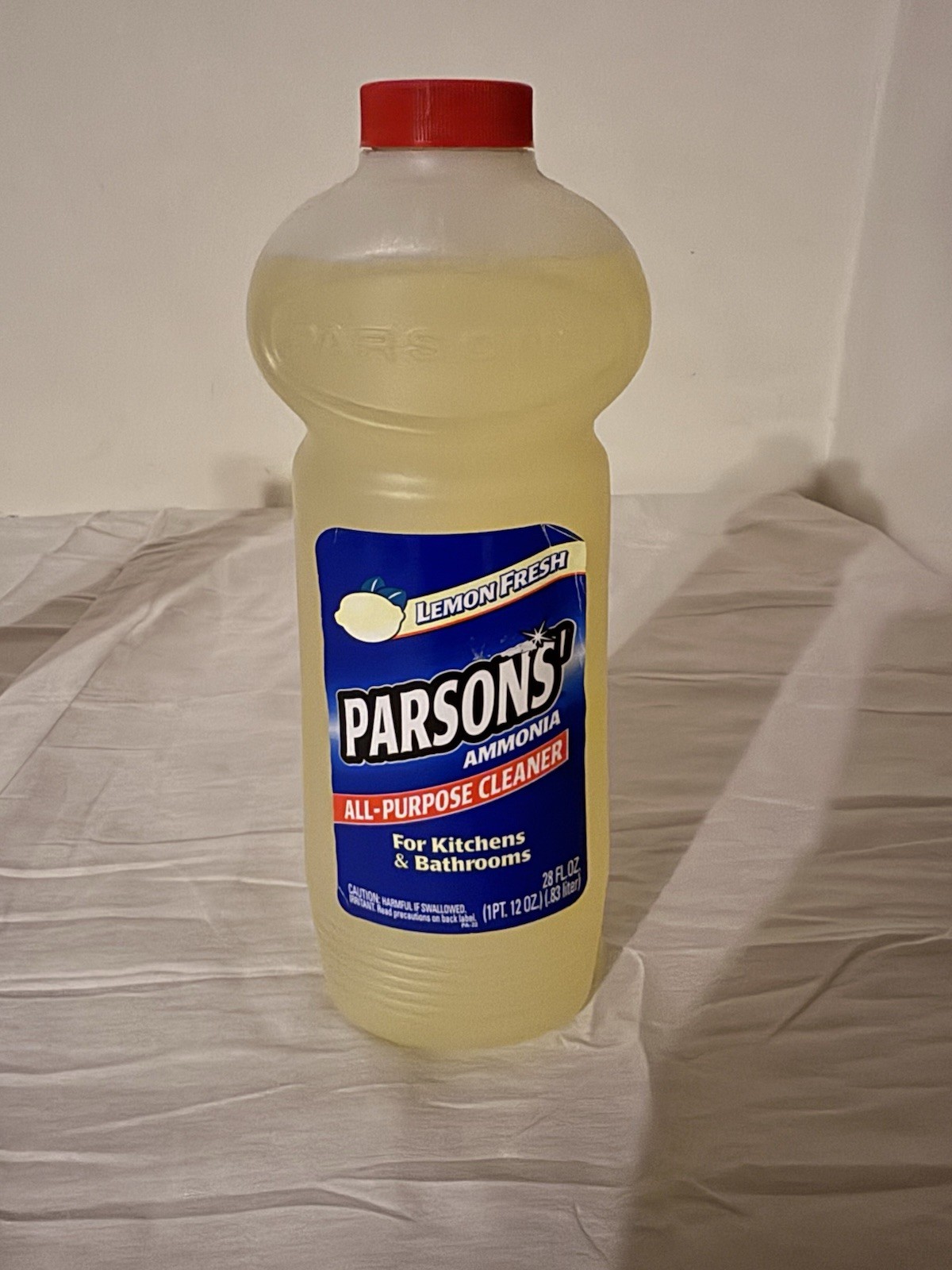 Vintage Parsons’ Ammonia All Purpose Cleaner Lemon Fresh 1999 28 Fl Oz NOS