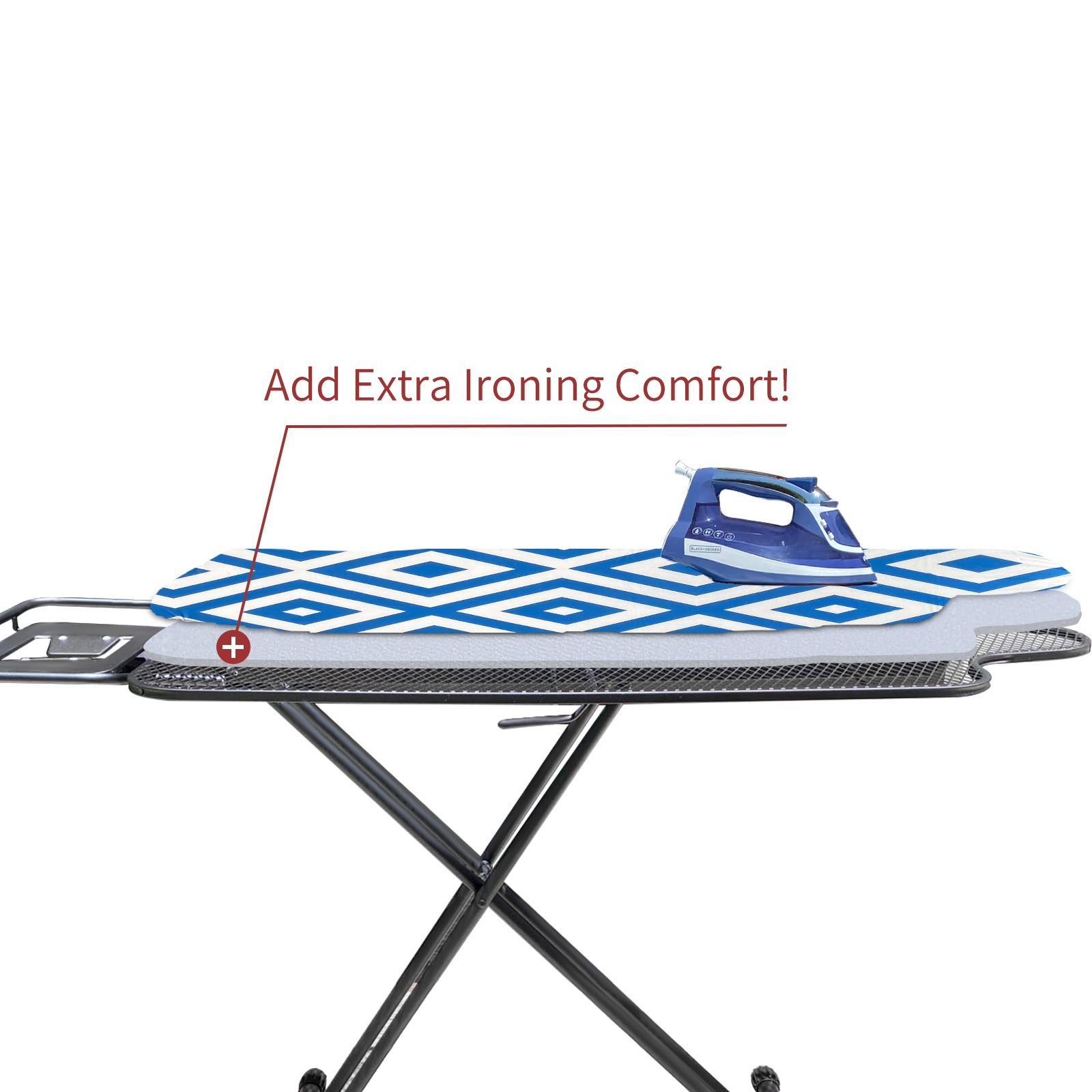 Slieton IRONING BOARD PADDING, EXTRA DENSE FELT MATERIAL X Large
