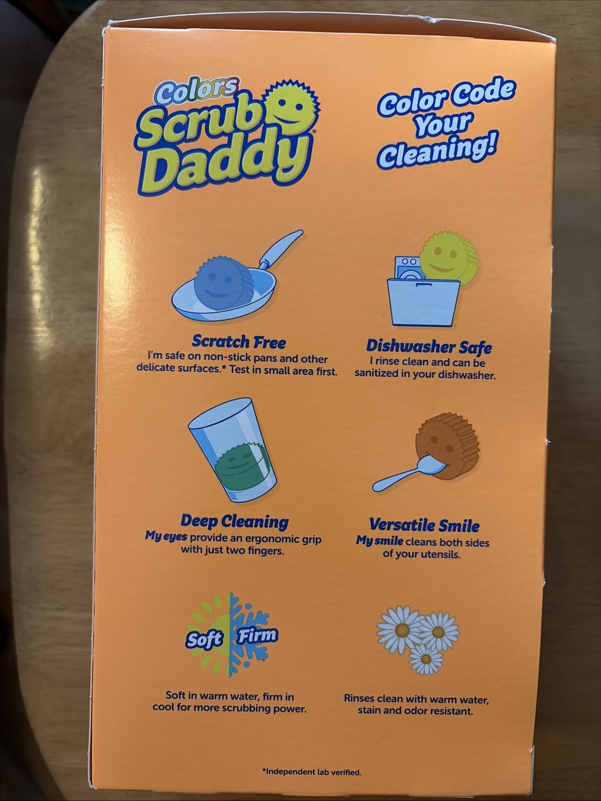 Scrub Daddy Assorted Colors – 7 Piece (6 Sponges, 1 Daddy Caddy)
