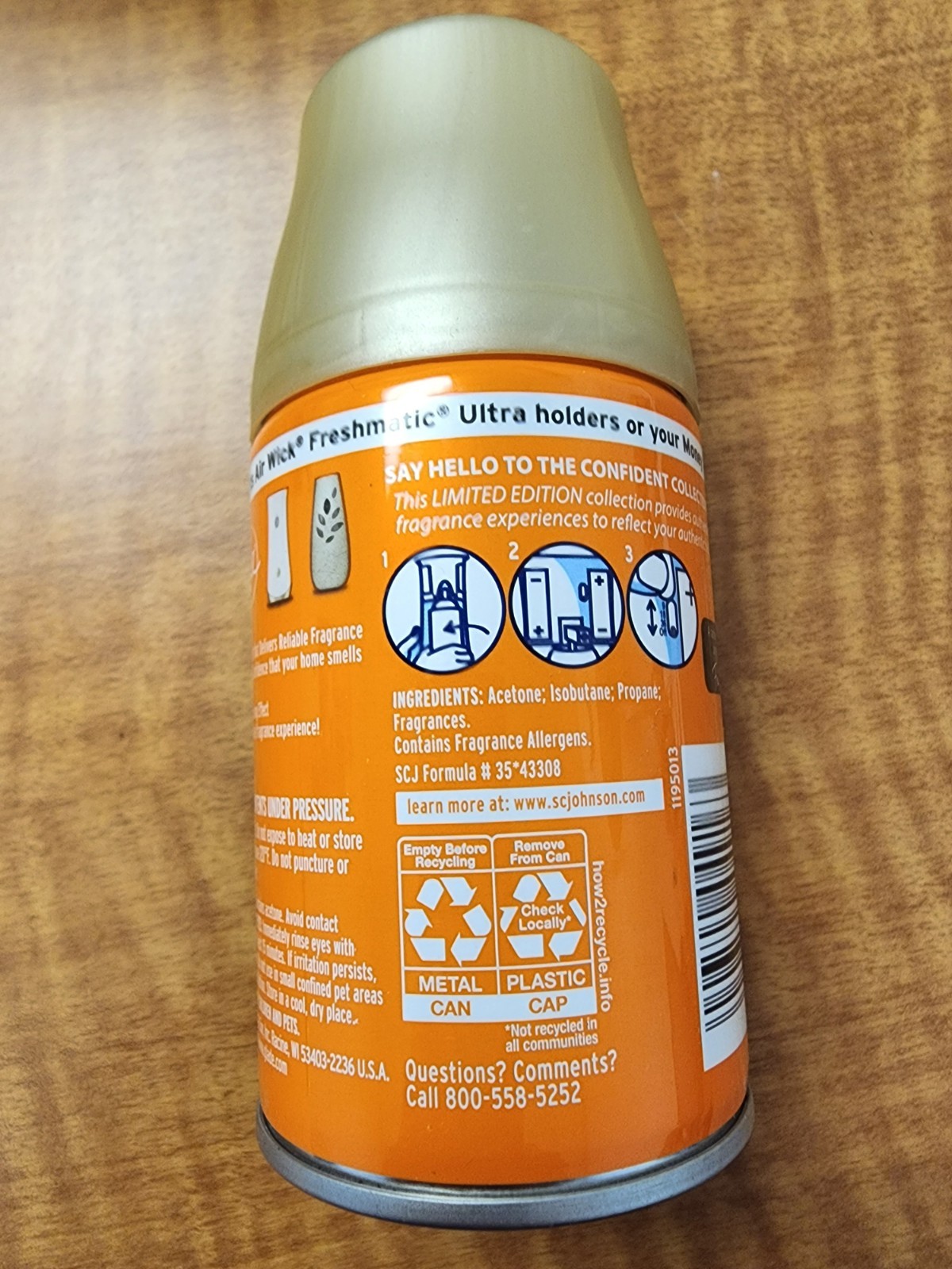 6 Glade Automatic Spray Refill, Air Freshener for Home and Bathroom Mighty Mango