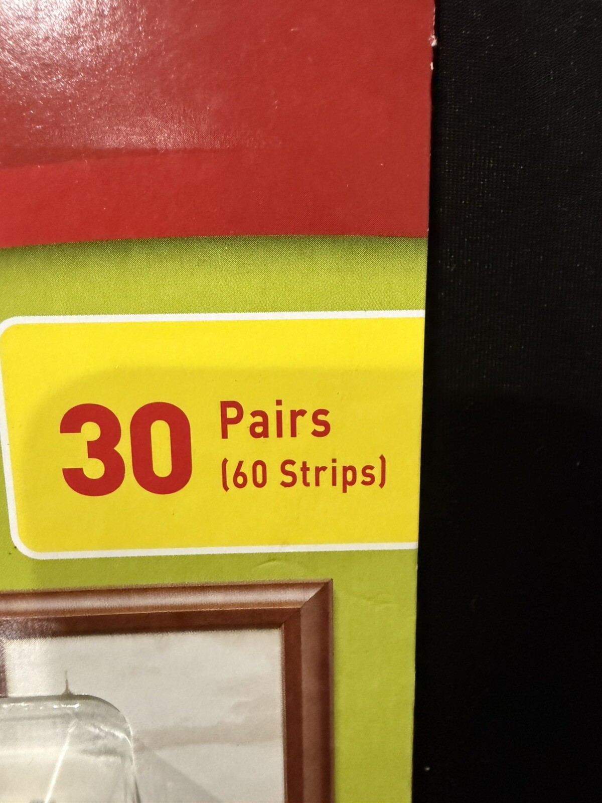 Command 3M 16 lb. Damage-Free Picture Hanging Strips 30 Pairs (60 Strips) NIB