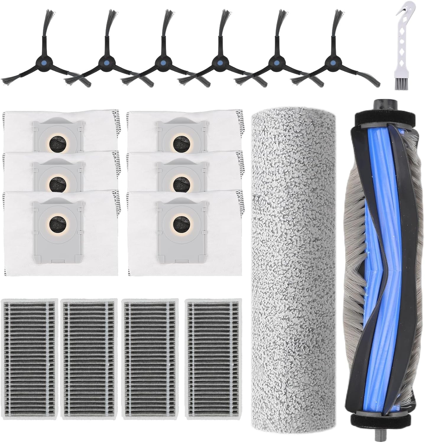 19 Pack Replacement Parts for Ecovacs Deebot X8 Pro Omni for Yeedi S14 Plus