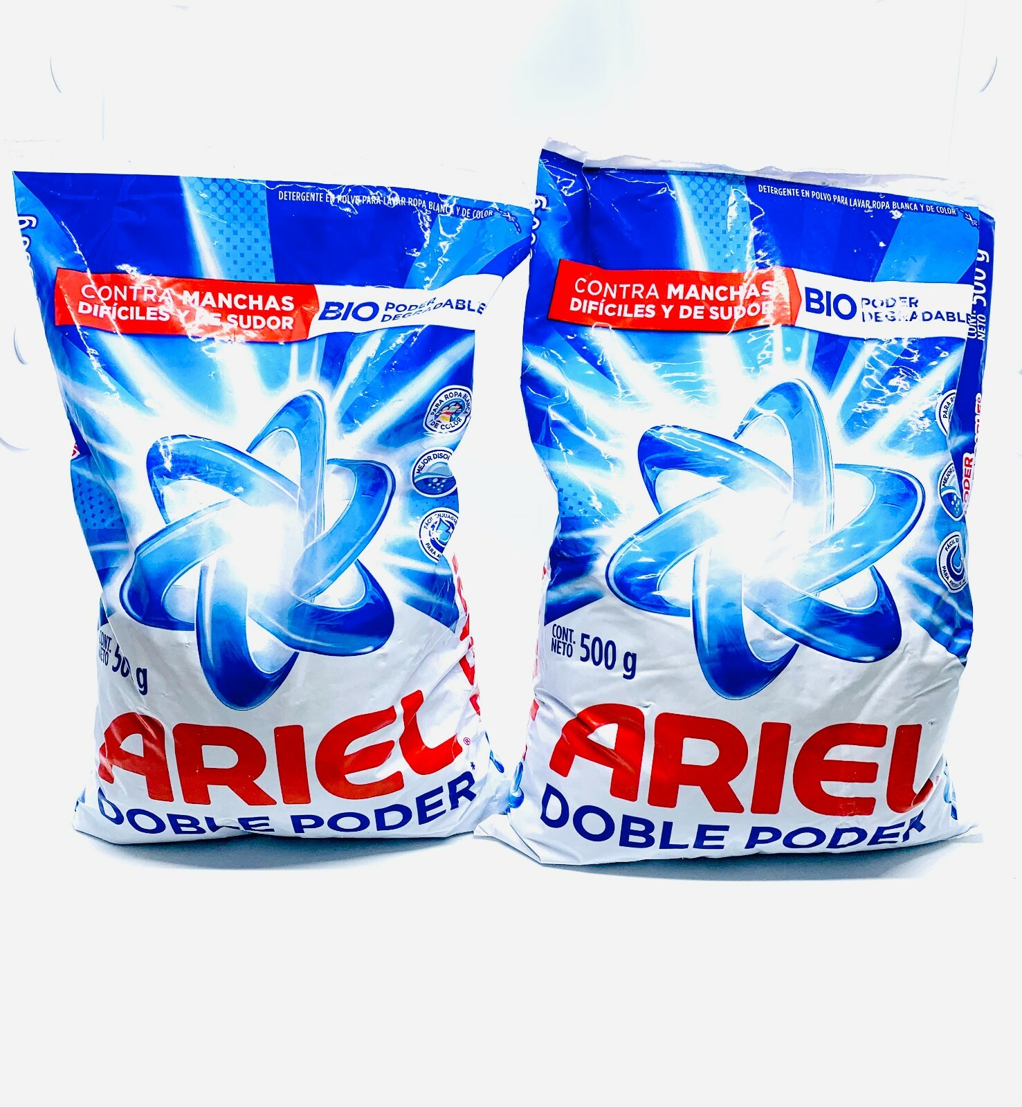 6 packs Ariel laundry detergent 1.10Lbs (500grams)