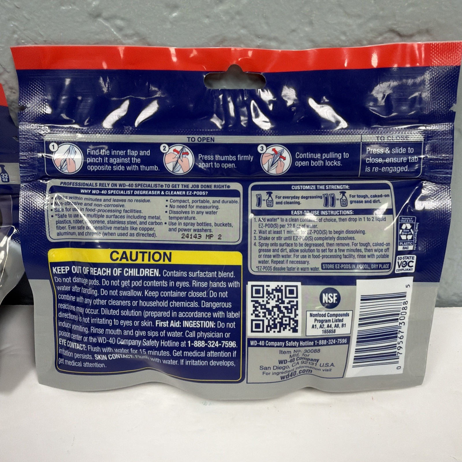WD-40 Specialist Degreaser and Cleaner EZ-PODS, Industrial-Strength 2x 5 PACKS