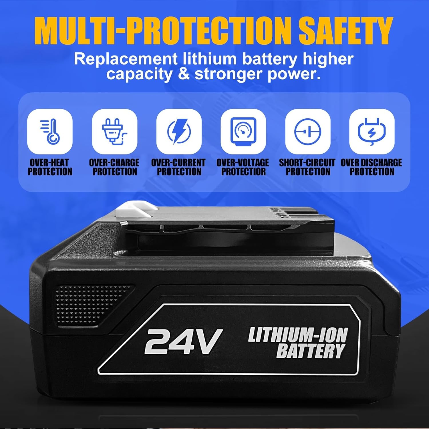 6000mAh Battery for Bissell Cleanview XR Series Cordless Vacuum Cleaner
