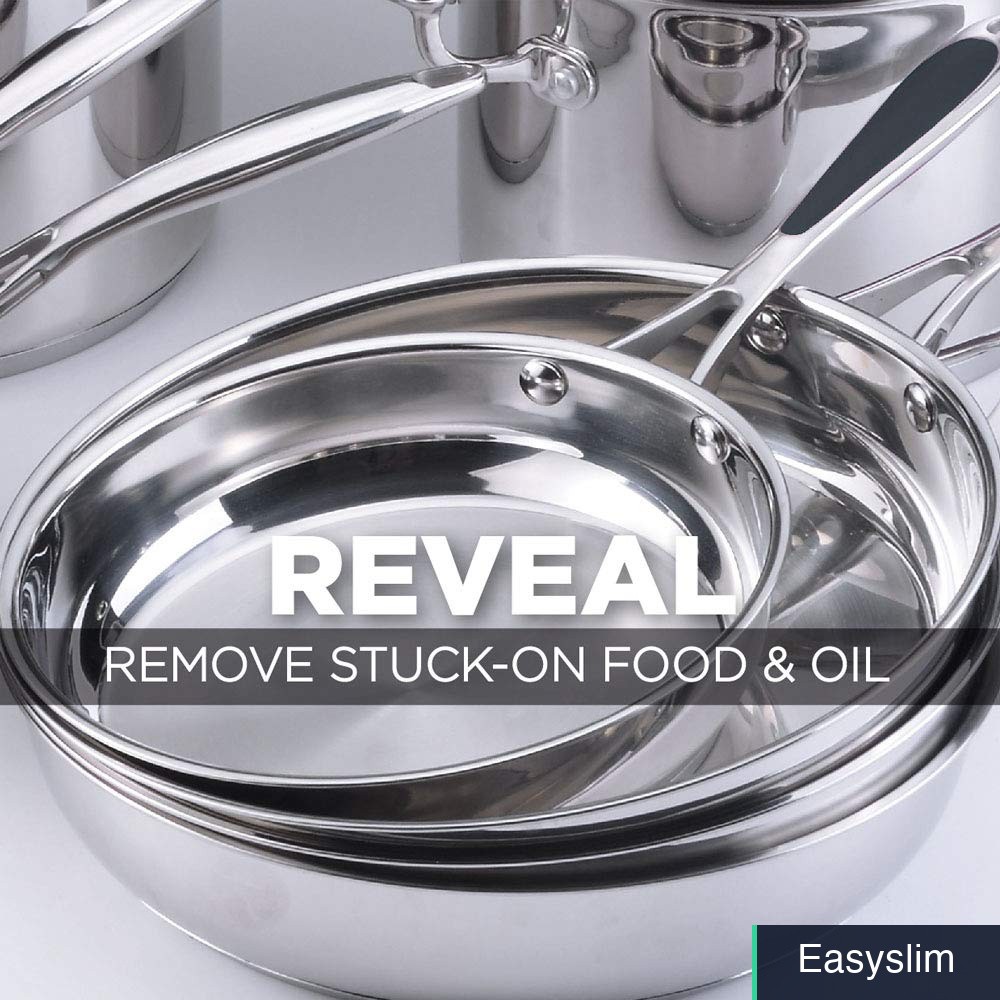 Stainless Steel Sink & Cookware Cleaner and Polish 8 oz Non-Abrasive