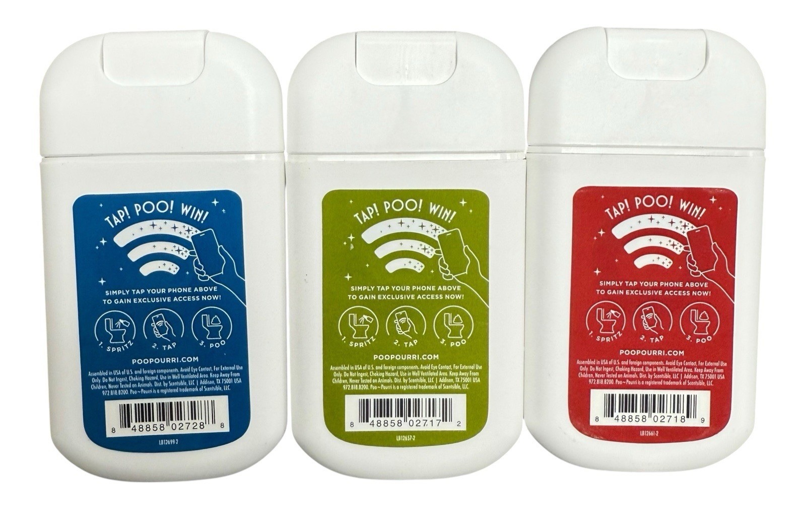 Poo Pourri Before You Go Toilet Spray – 3 Pack Variety 1 Fl Oz each Free US Ship