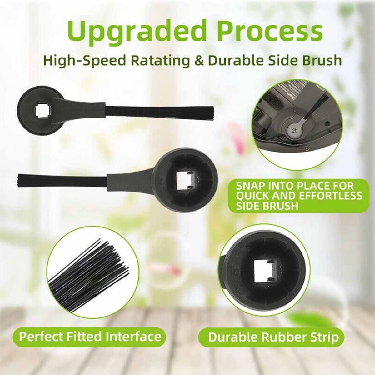 For Shark IQ RV100AE RV1000 RV1100VRUS Vacuum Parts Main/Side Brush & Filter