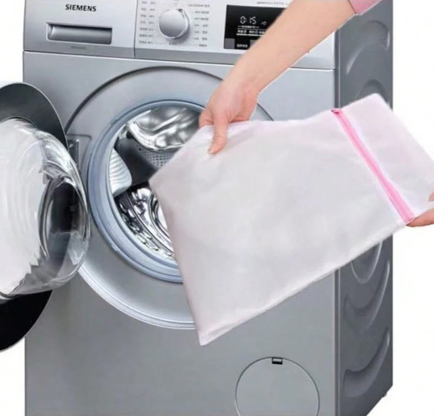 Zipper Mesh Laundry Bag for Bras & Underwear 11.8 × 15.7 in Washing Machine Safe