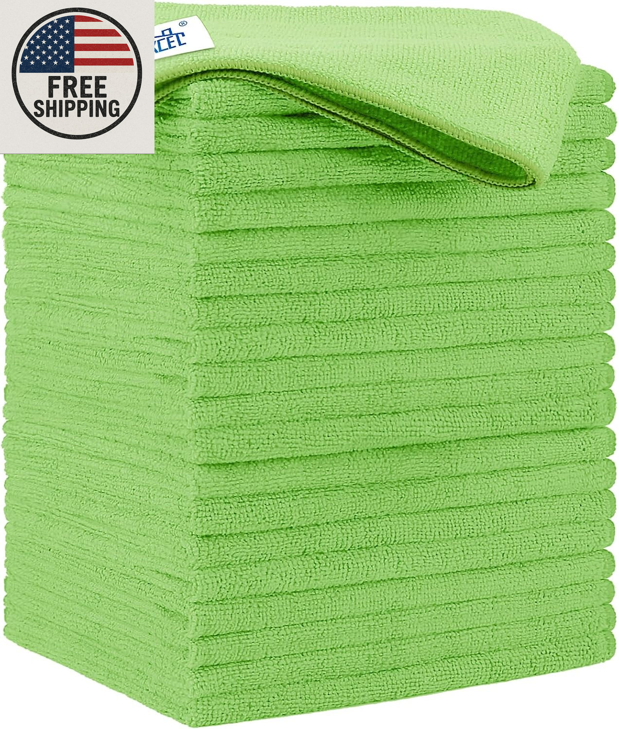 Microfiber Cleaning Cloth 12 Pack, 12.5 X 12.5 Inch Microfiber Towels for Cars,